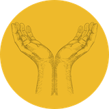 yellow circle with hands (2)