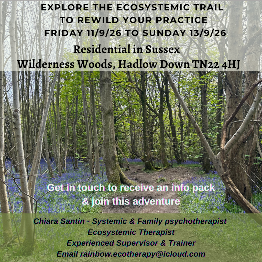 Ecotherapy: Foundation Residential Ecosystemic training – 3 full days ecosys res training